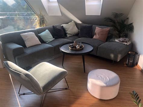 Ich möchte mein schönes sofa verkaufen, da ich bald umziehe. Schönes Sofa / Sitzgruppe in grau | Kaufen auf Ricardo