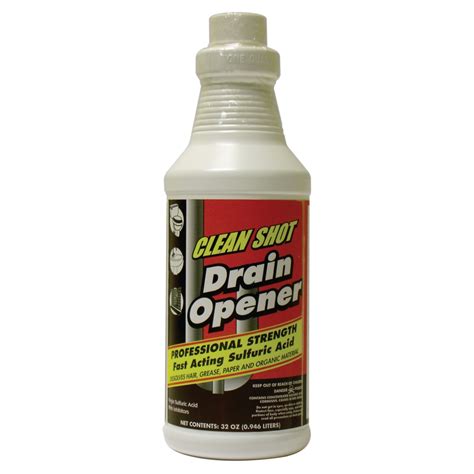 Sulfuric acid, dense, colorless, oily, corrosive liquid; Shop Theochem 32-oz Sulfuric Acid Drain Opener at Lowes.com