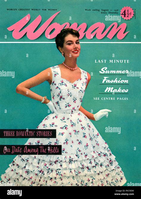 Fashion Magazine Cover 1950s Hi Res Stock Photography And Images Alamy