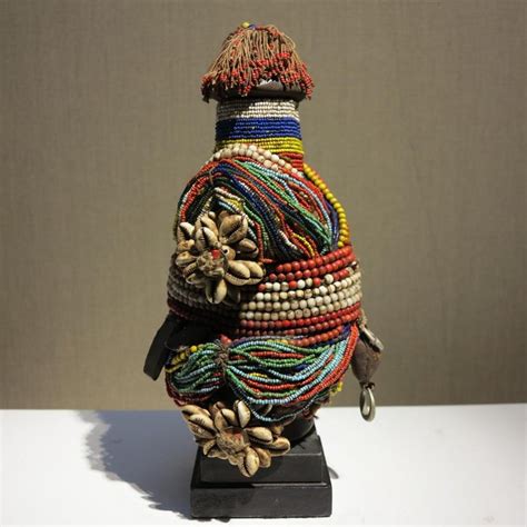 Unknown - Kirdi-Fali Fertility Figure, beaded African tribal sculpture, Cameroon Africa For Sale ...