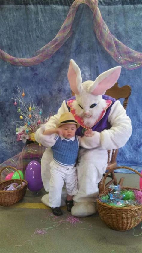29 Kids Who Just Could Not With Those Creepy Easter Bunnies Huffpost