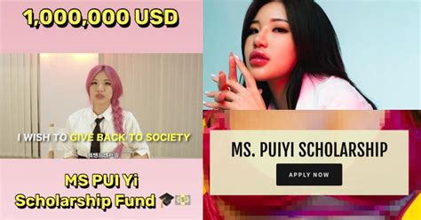 M Sian Model And Influencer Ms Puiyi Announces Us 1 Million Scholarship For Underprivileged