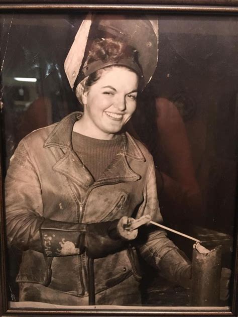 My Great Grandmother Working As A Welder During Wwii Women Welder