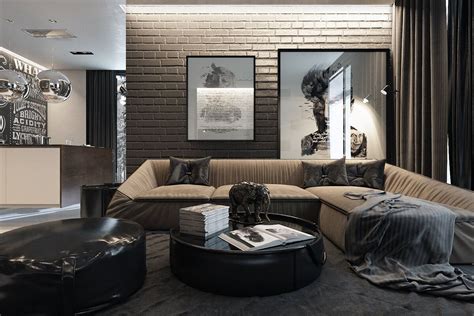 Top Interior Brick Wall Design Ideas Of 2018 Dark Living Rooms