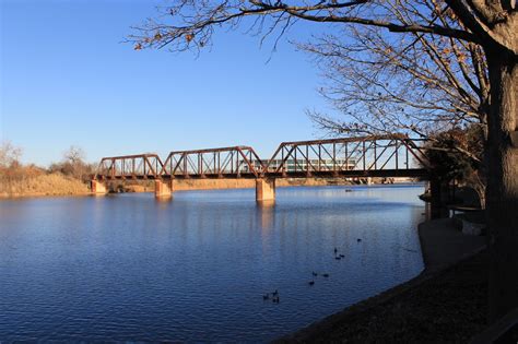 Up Brazos River Bridge Waco