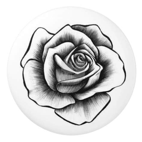 Roses bud outlines pattern with contours vector. Sketch Hand Rose Tattoo Stencil - Best Tattoo Ideas