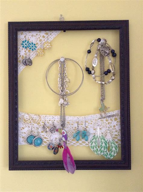 We did not find results for: Easy diy jewelry holder! Cost me a total of $5. | Easy diy jewelry, Diy jewelry, Diy jewelry holder