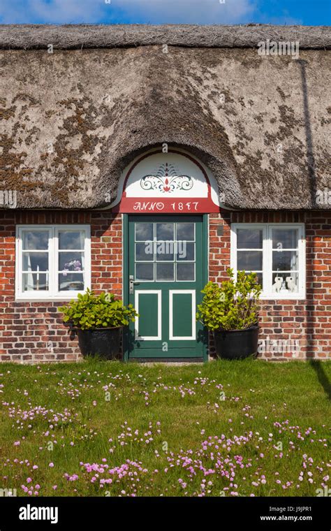 Denmark Jutland Danish Riviera Hvide Sande Traditional Farm House