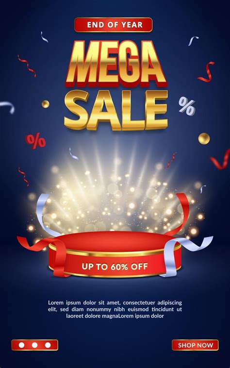 Discount Sale Promotion Poster Template 3022286 Vector Art At Vecteezy