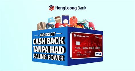 Whether you want an entry level credit card, or something premium and fit for a vip, hong leong bank has got you covered with its extensive. Unlimited Cashback - Essential Credit Card | Hong Leong Bank