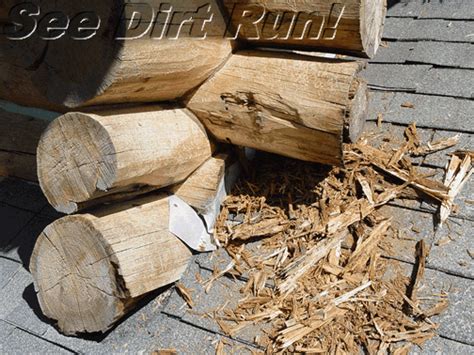 Log homes must have a finish applied that will allow moisture vapor to pass through the finish while water in liquid form. Log Home Care and Maintenance, pressure washing, cob ...