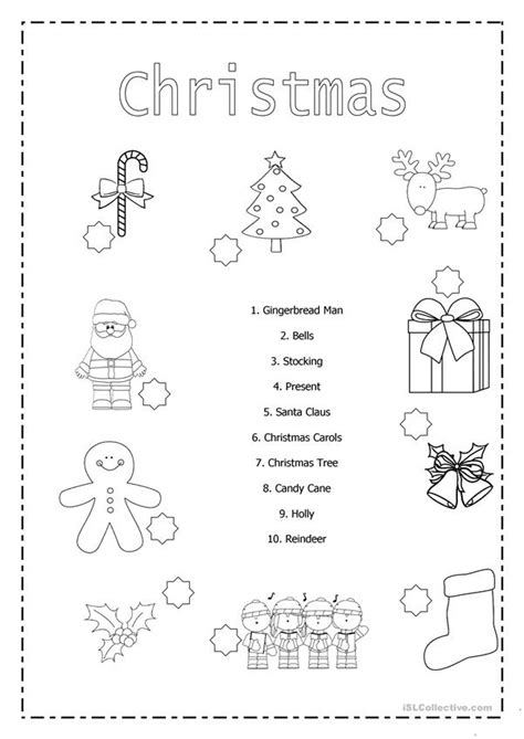 Fun, fanciful, functional christmas worksheets, coloring sheets, printables, practical, yet inspiring articles full of priceless tips on teaching that special christmas les. Christmas matching - English ESL Worksheets for distance ...