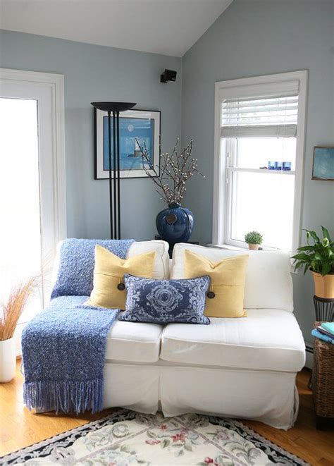 As for yellow, this color is more difficult to use it right and not to get a tasteless result or not to make your living room too bold. Joanne and Brian's Cottage by the Sea | Blue and yellow ...