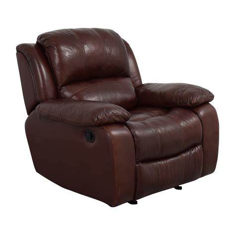 Raymour and Flanigan Bryant II Leather Glider Recliner | 68% Off | Kaiyo