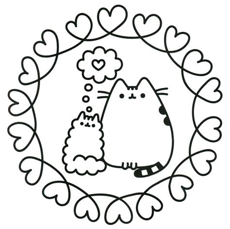 Pusheen Coloring Book Pusheen Pusheen the Cat | Páginas para colorear