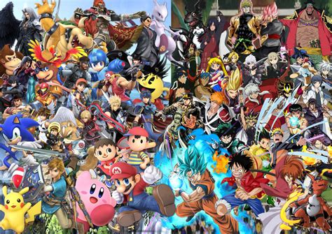 Super Smash Bros Vs Anime All Stars By Supersaiyancrash On Deviantart