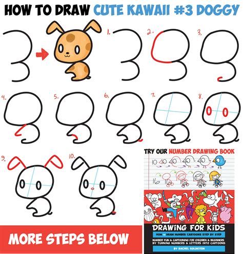 How to Draw Cute Chibi / Kawaii Characters with Number 3 ... Do the children want to learn how to draw a horse or pony?