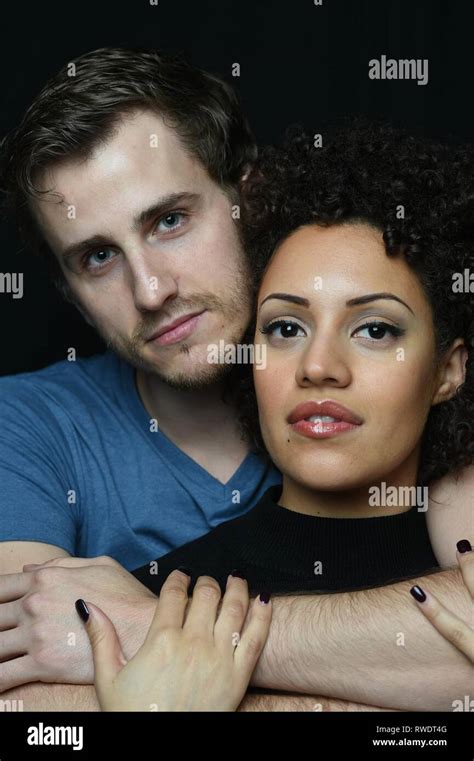 Beautiful Mixed Race Couple Stock Photo Alamy