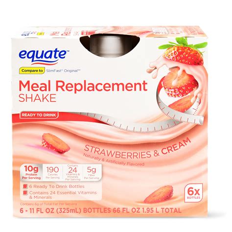 Keto chow ultra low carb meal replacement shake. Equate Meal Replacement Shake, Strawberries & Cream, 11 Fl