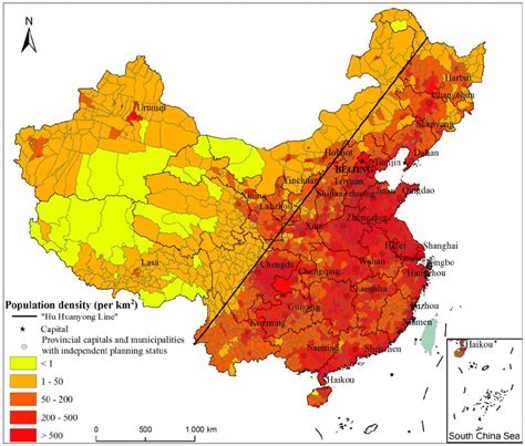 China Population Density Maps Downloadable Maps China Mike