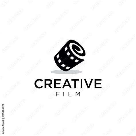 Cinema Logo Movie Emblem Template Movie Production Logo Film Camera