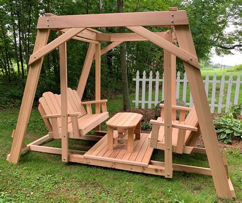 2 chair design allows for two people to swing together for twice the fun ? Double Glider Swing Plans Plans DIY Free Download ...