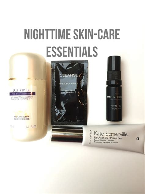 My Nighttime Skin Care Essentials Rouge 18