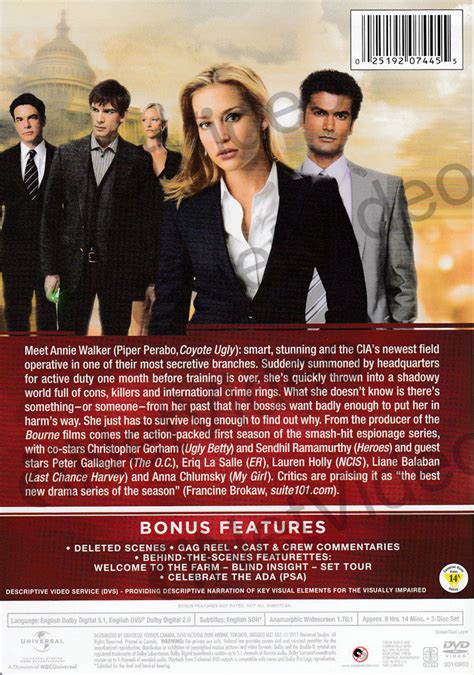 Covert Affairs Season 1 On Dvd Movie