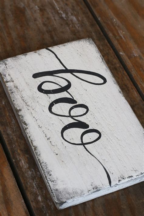 Distressed White Boo Wood Sign The Weed Patch