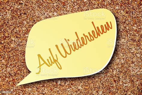 Türkçe' de auf wiedersehen! için örnek kullanımlar. Say Goodbye In German Auf Wiedersehen Stock Photo ...