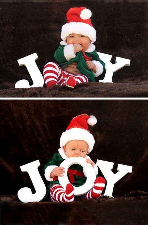 33 Absolutely Cute Babies And Their First Christmas Photo