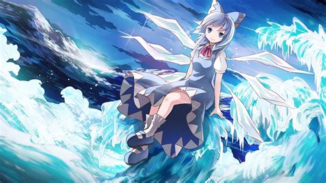 Anime Girl Smile Crystals Sea Wallpaper Anime