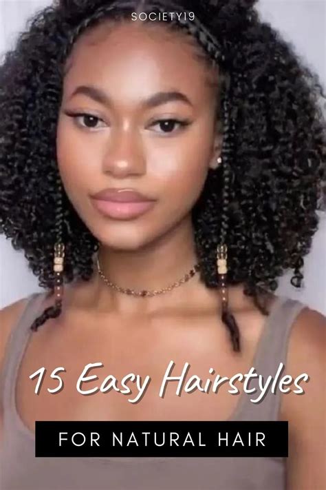 Easy Hairstyles For Natural Hair Artofit