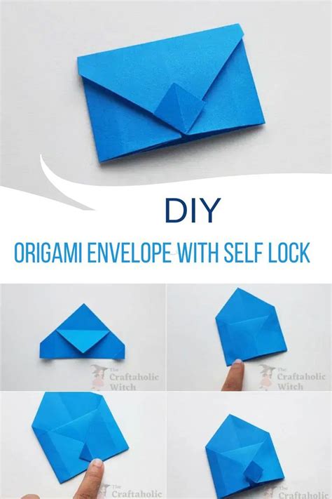 Diy Origami Envelope With Self Lock Step By Step Tutorial With Video