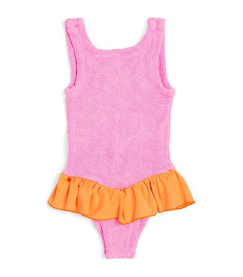 Hunza G Kids Denise Swimsuit | Harrods NL