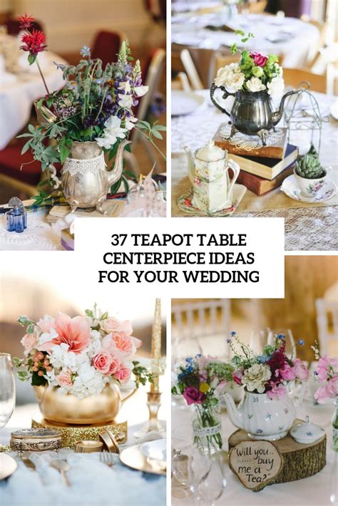 Buy floral teapots with 2 cups and get the best deals at the lowest prices on ebay! 22 Teapot Table Centerpiece Ideas For Your Wedding ...