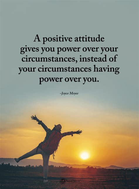 Positive attitude means positive thinking. A positive attitude gives you power over your ...