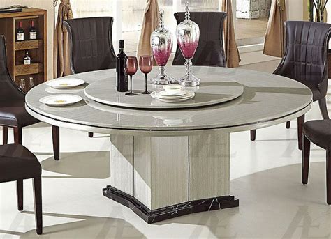 Stone top tables are as fabulous as they are functional. American Eagle DT-H61 Gray Marble Top Round Dining Table ...