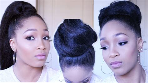 By kanisha parks of blacknaps.org. Nicki Minaj Inspired ponytail & Bun | With Affordable ...