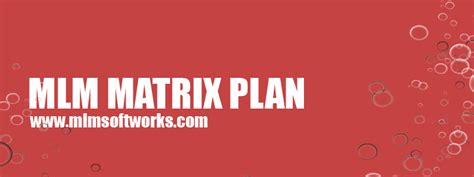 Mlm Matrix Compensation Plan Mlmsoftworks