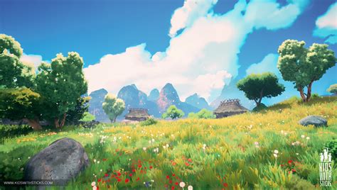 Creating Stylized Art Inspired By Ghibli Using Unreal Engine 4 Kids