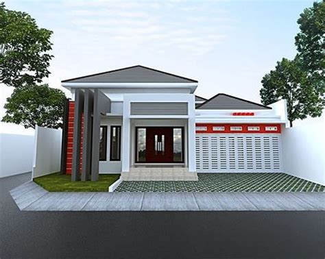 foto rumah minimalis tampak depan batu alam