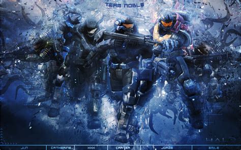 Halo Reach Team Noble By Gekko3309 On Deviantart