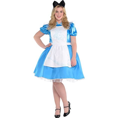Adult Alice In Wonderland Costume Plus Size Alice In Wonderland