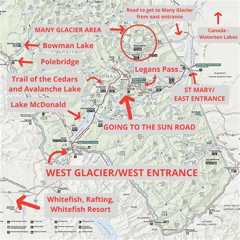 19 Magical Things To Do In Glacier National Park Map Included
