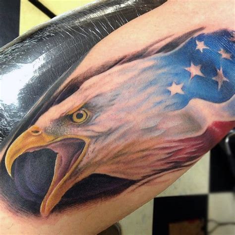 For millennia the eagle has represented empires as a symbol of formidability, prowess, and cunning. 90 Bald Eagle Tattoo Designs For Men - Ideas That Soar High