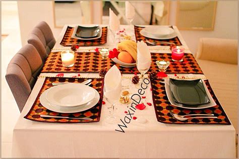 Déco de table en Wax | Set de table, Deco table, Chemins de table