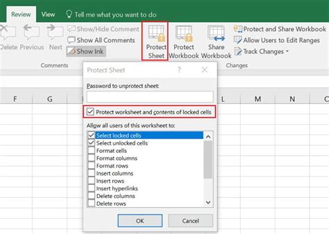 How To Lock Or Unlock All Specific Cells In Excel