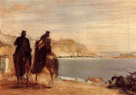 Edgar degas laura bellelli et sa fille giovanna 89939 1184. Promenade by the Sea, c.1860 - Edgar Degas - WikiArt.org