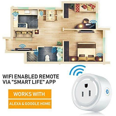 Smart Plug Smart Life Wi-Fi Enabled Mini Smart Round ...